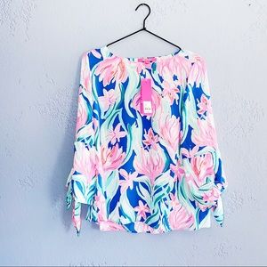 LILLY PULITZER Langston Blouse Small